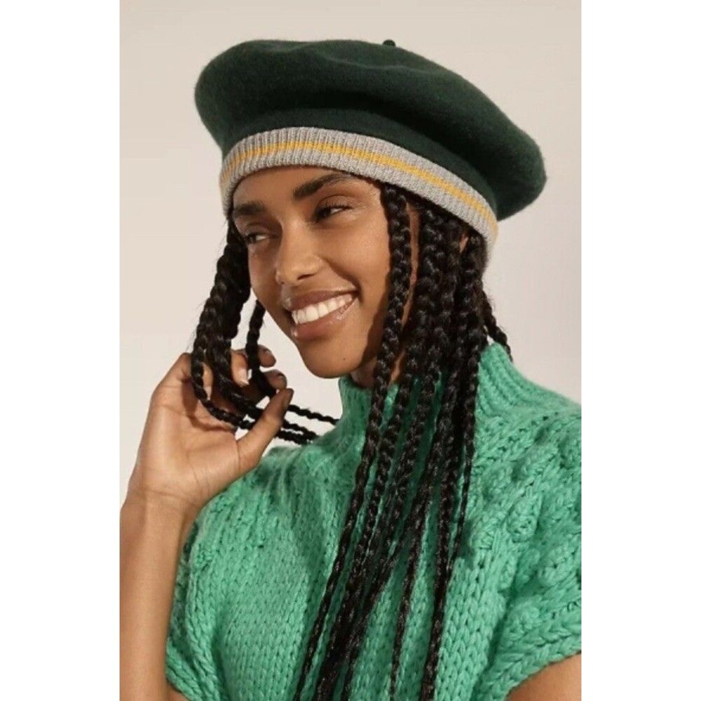 ANTHROPOLOGIE  Varsity Stripe Beret
